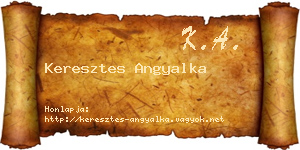 Keresztes Angyalka névjegykártya